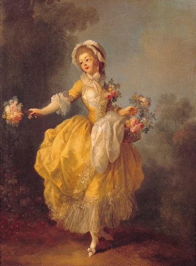 Dancer with a Bouquet by Jean Frederic Schall